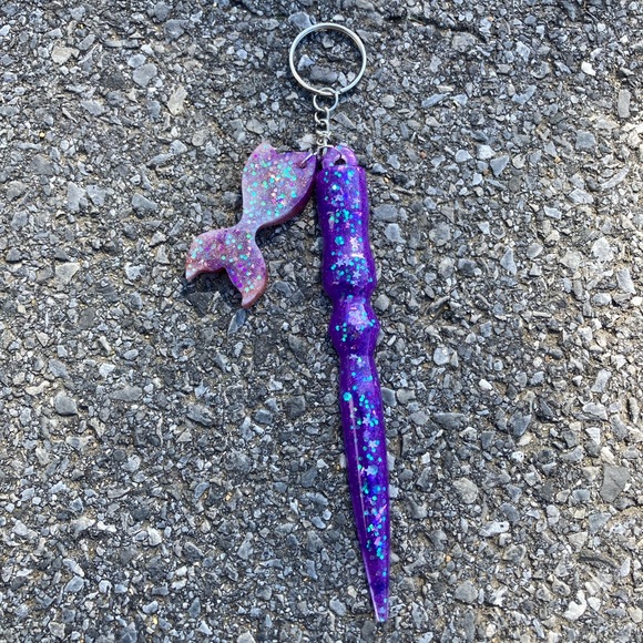 Other Epoxy Resin Self Defense Keychain Poshmark